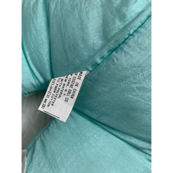 EuGene Doll Plush Baby Nylon Vintage Stuffed Toy Green Hearts Stars Talking Ligh - Picture 4 of 6